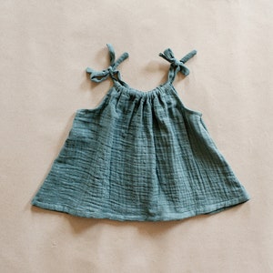 Swing top pdf sewing pattern - now with layered files! - tie strap top - pdf pattern - childs top sewing pattern