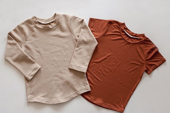 Baby Soy Basic Solid Short Sleeve Ringer Tee Baby Soy Basic Solid Short Sleeve Ringer Tee