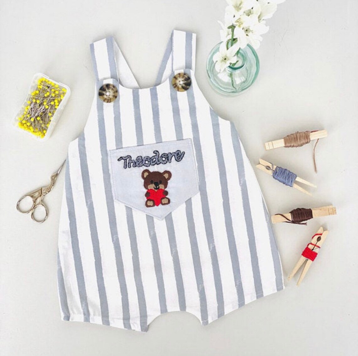 Charlie romper pdf sewing pattern harem romper baby Etsy