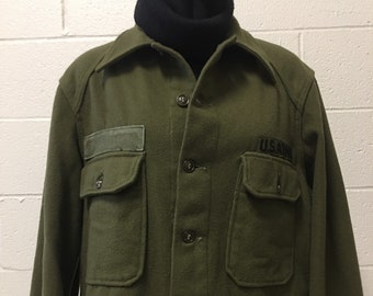 Vintage military wool shirt