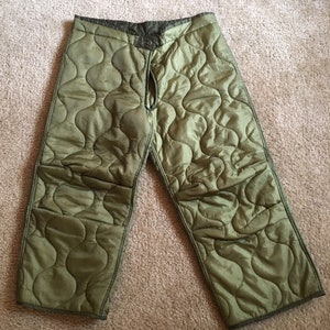Quilted Military Pants - Etsy