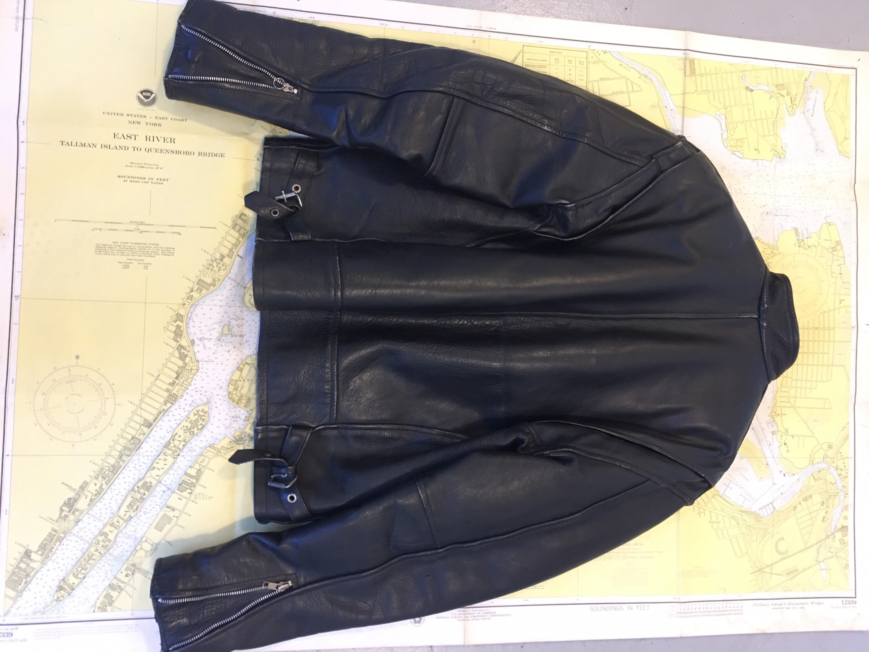 A1 Genuine Leather Jacket. Heavy Duty Leather Jacket. Size Etsy