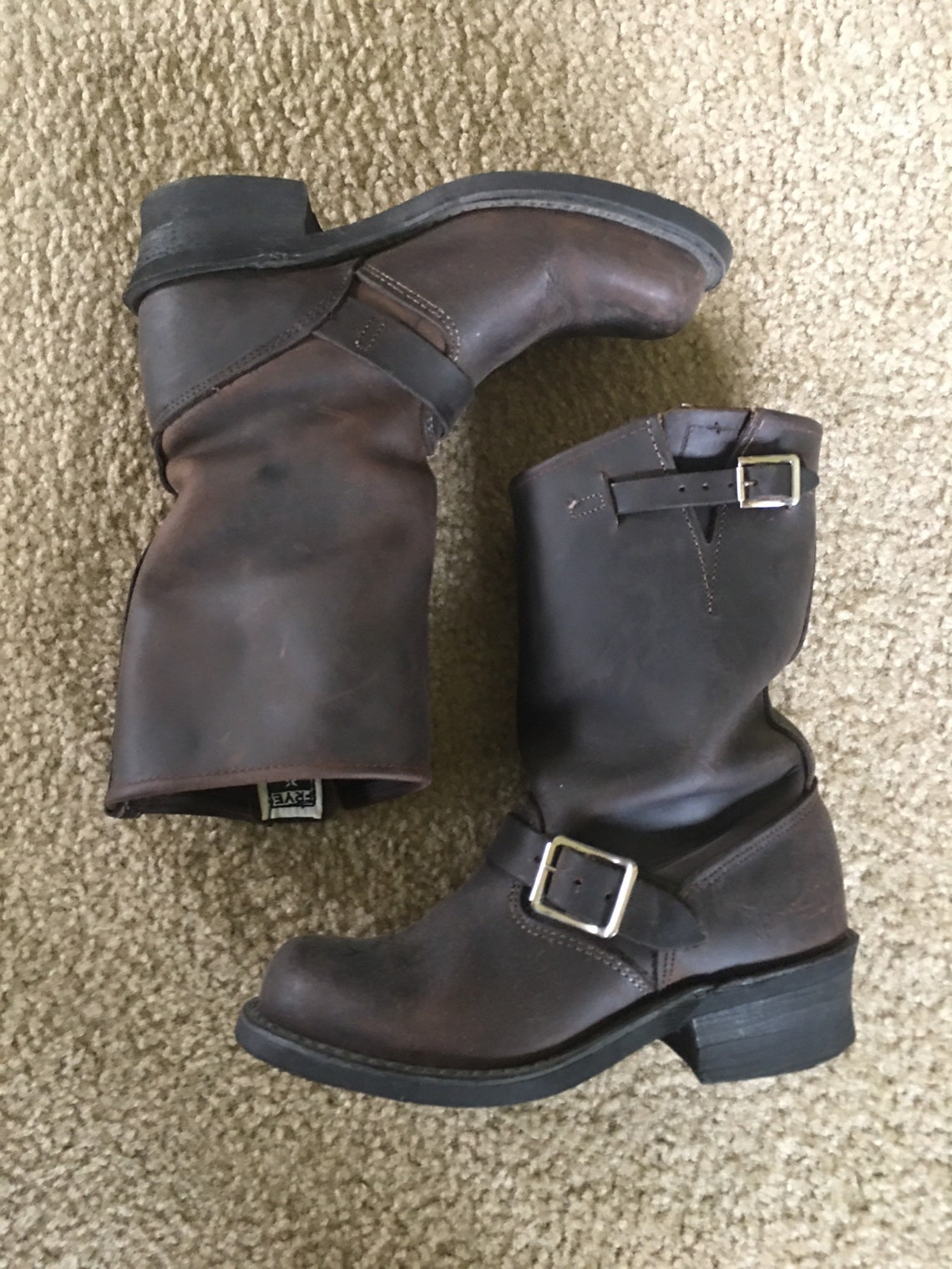 frye motorcycle boots women's