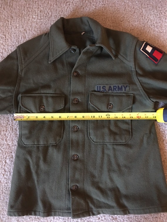 1950 to 1960 wool army shirt. - image 6