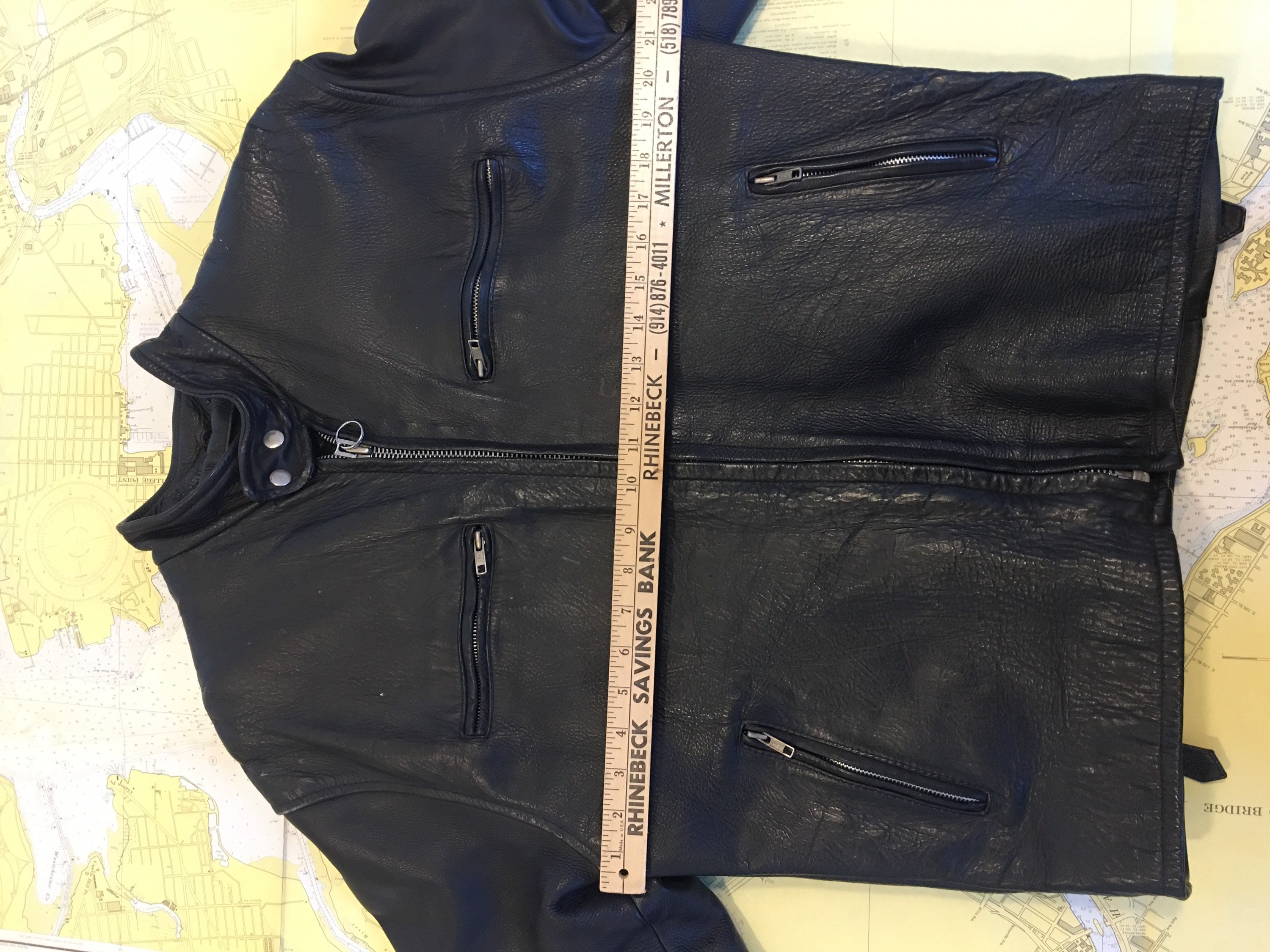 A1 Genuine Leather Jacket. Heavy Duty Leather Jacket. Size Etsy
