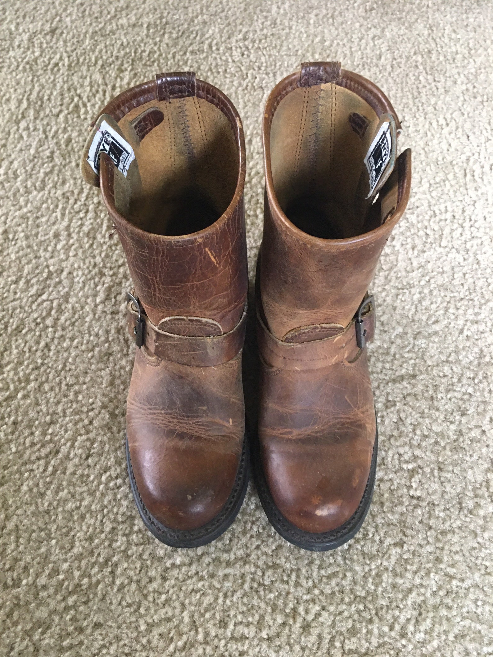frye motorcycle boots women's