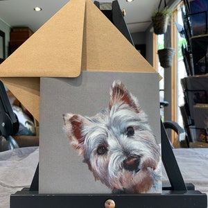 Carte de voeux West Highland White Terrier
