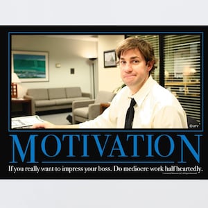 The Office Motivational Poster Motivation Jim Halpert The Office Gifts Posters Funny Posters Motivational Posters Gift Ideas image 4