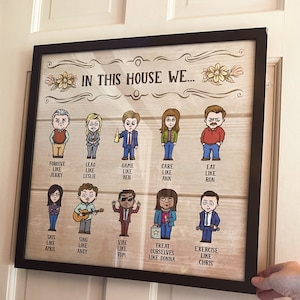 Parks & Rec House Rules Poster | Posters | Parks and Rec | Parks and Rec Gifts | Movie Posters | TV Posters | Parks and Rec Gift Ideas