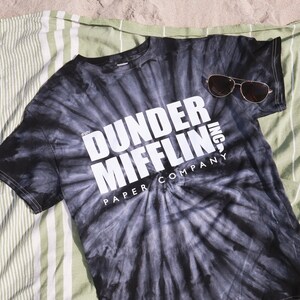 dunder mifflin tie dye shirt