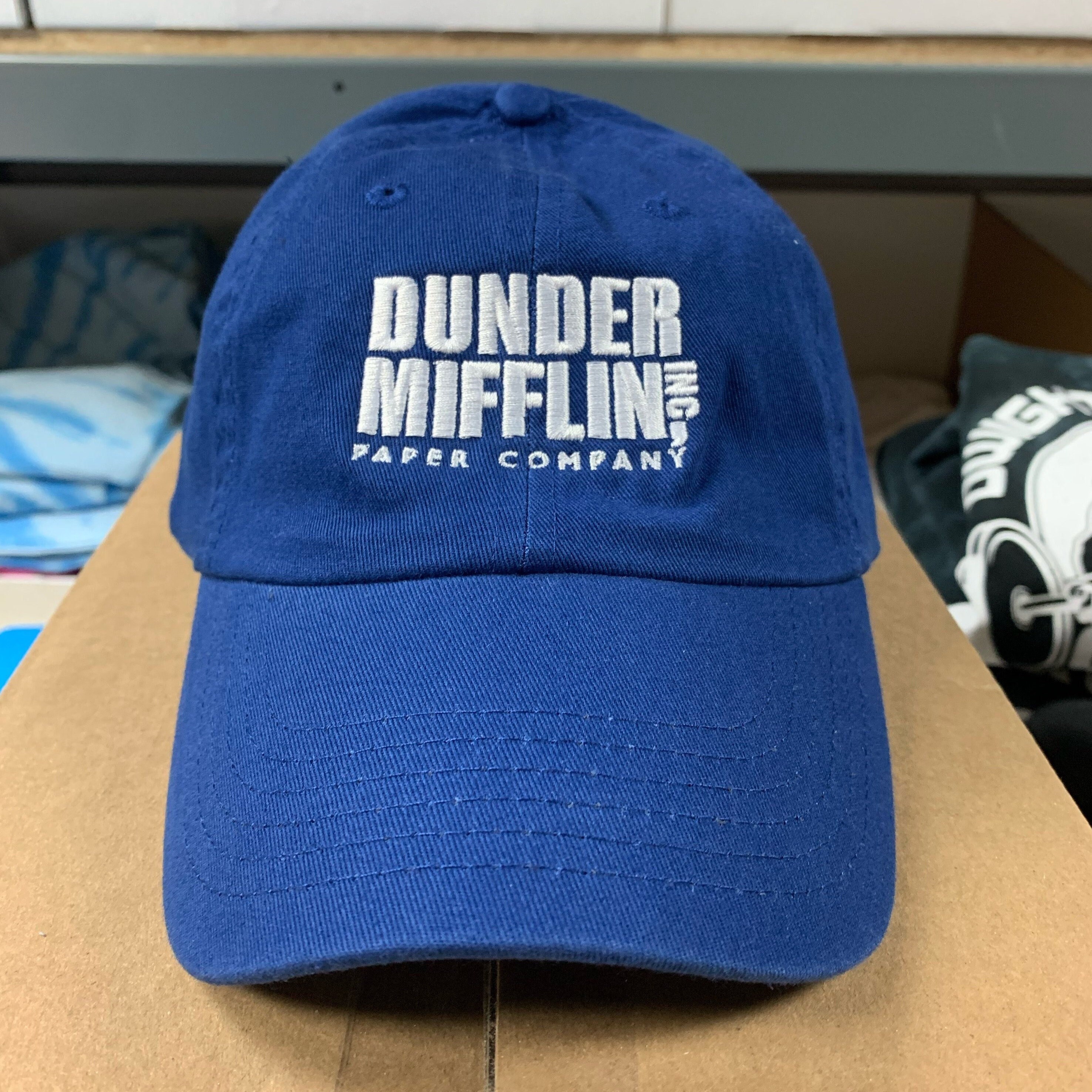 Dunder Mifflin Classic Dad Hat Royal 