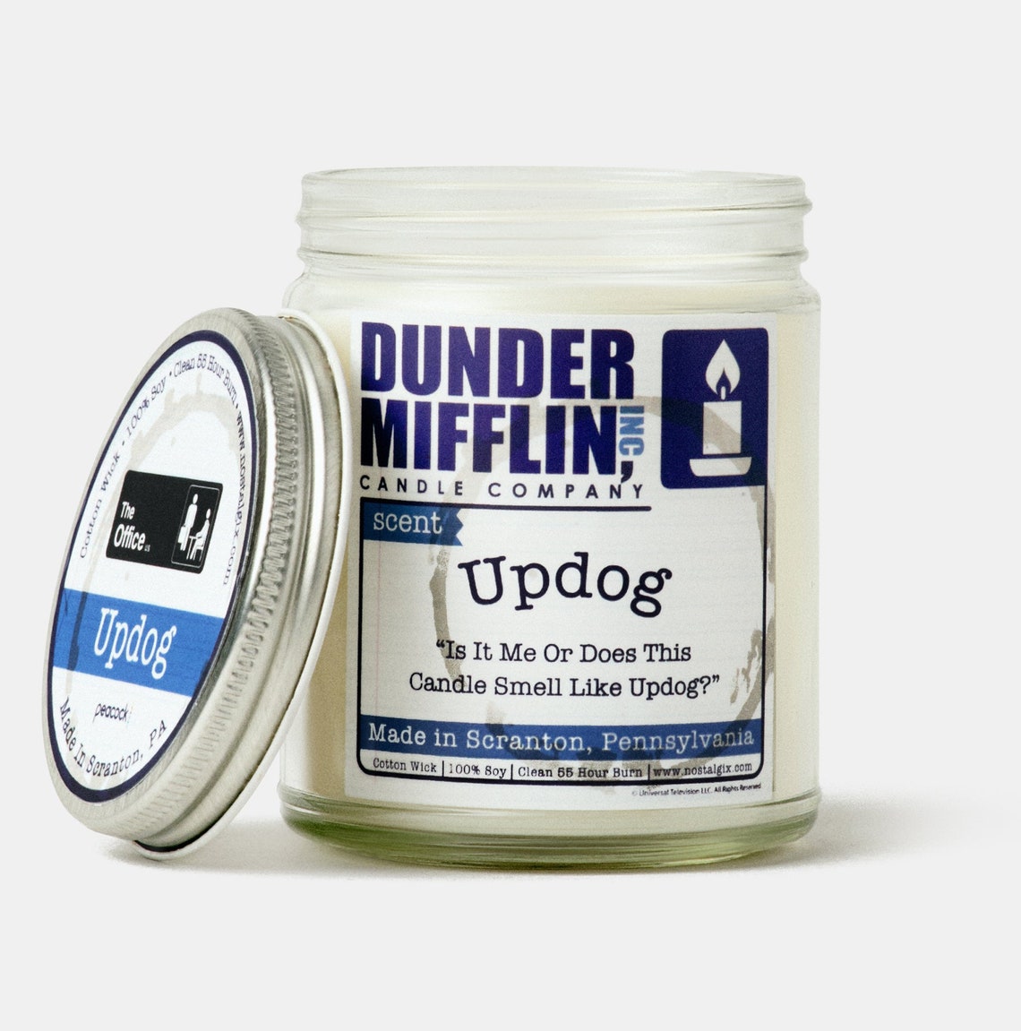 Updog Scented Candle Candles the Office Gag Gift Funny Etsy