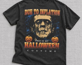 Frankenstein Comfort Colors Shirt, Classic Monster Halloween Shirt, Halloween Movie Shirt, Gothic Spooky Season Shirt, Horror Fan Gift
