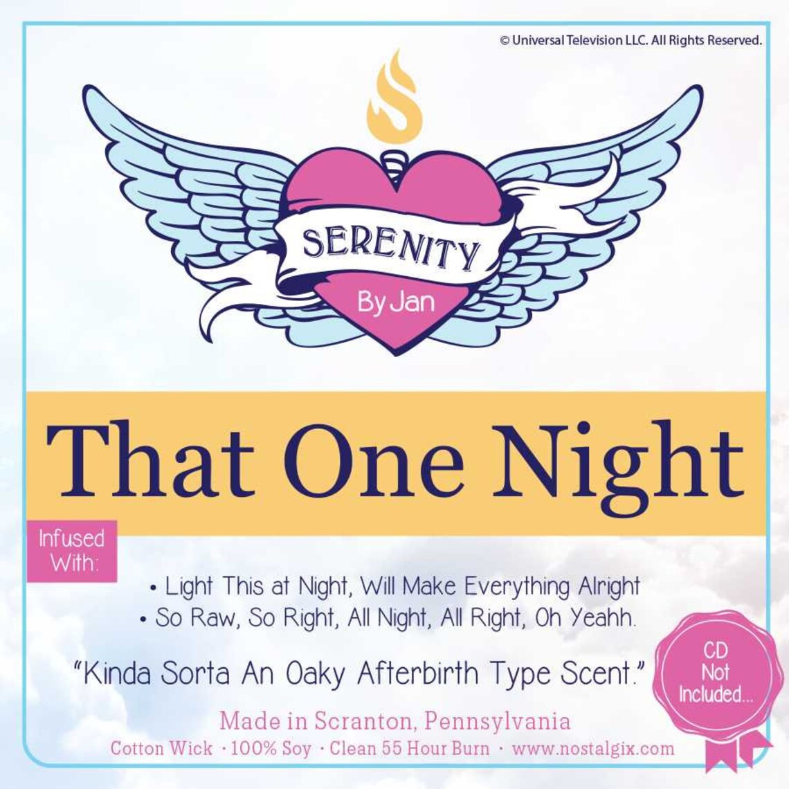 That One Night Candle Candles the Office Gag Gift Etsy