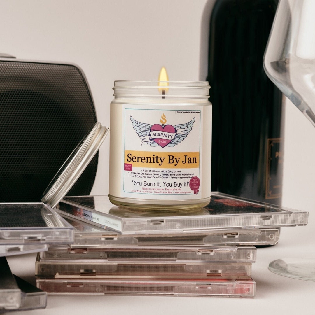 Serenity by Jan Candle Candles the Office Gag Gift Etsy