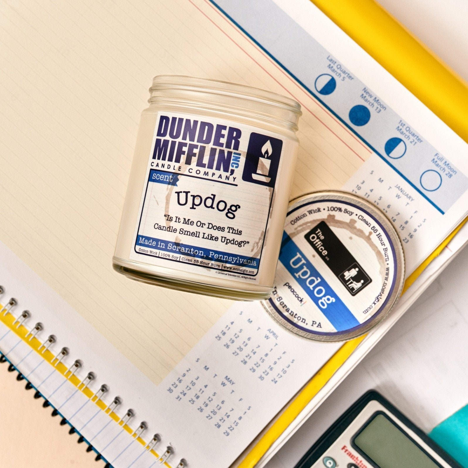 Updog Scented Candle Candles the Office Gag Gift Funny Etsy