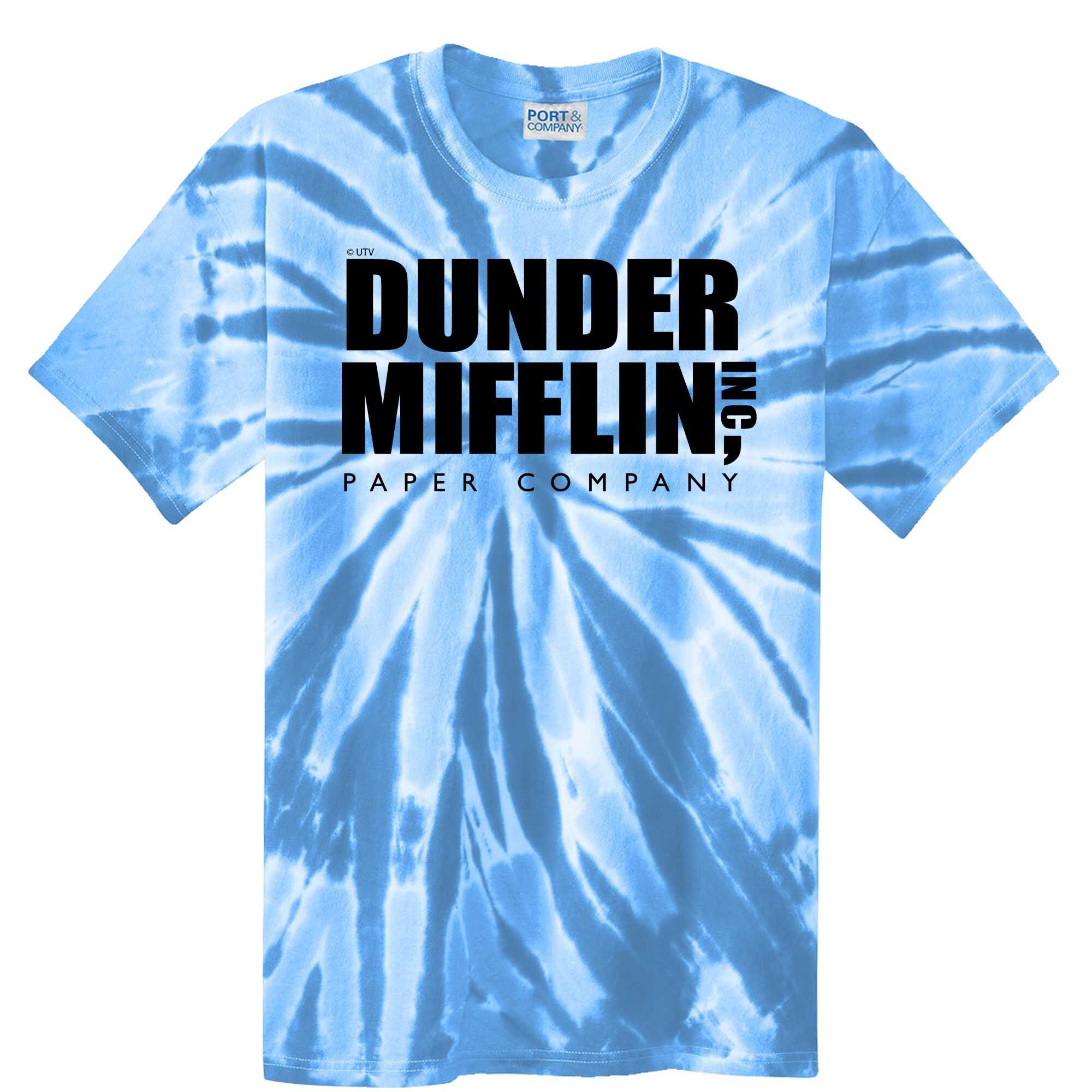 dunder mifflin tie dye shirt