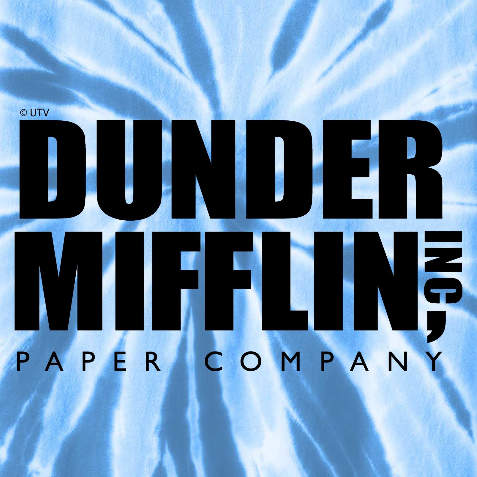 dunder mifflin tie dye shirt