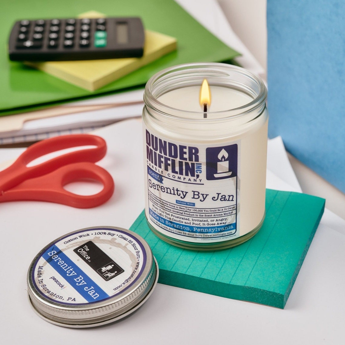 Serenity By Jan Candles From The Office / Velas divertidas / Etsy México