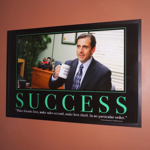 The Office Motivational Poster Motivation Jim Halpert Etsy