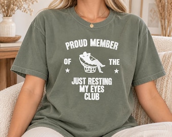 Resting Club Unisex garment-dyed heavyweight t-shirt