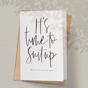 Son temps pour s’adapter à la   Serez-vous ma carte de témoin .   Meilleure carte de proposition d’homme (fr)   Carte de proposition Groomsman