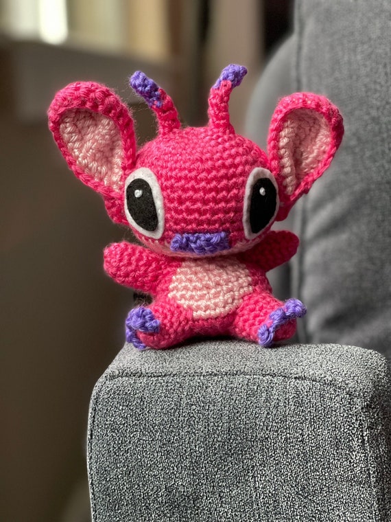 Buy Lilo and Stitch Angel Inspired Disney Plush Handmade Crochet Amigurumi  Ohana Hawaii Stuffed Animal Online in India 