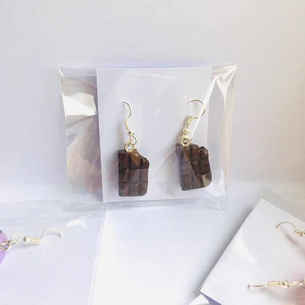 Chocolate Earrings Etsy UK