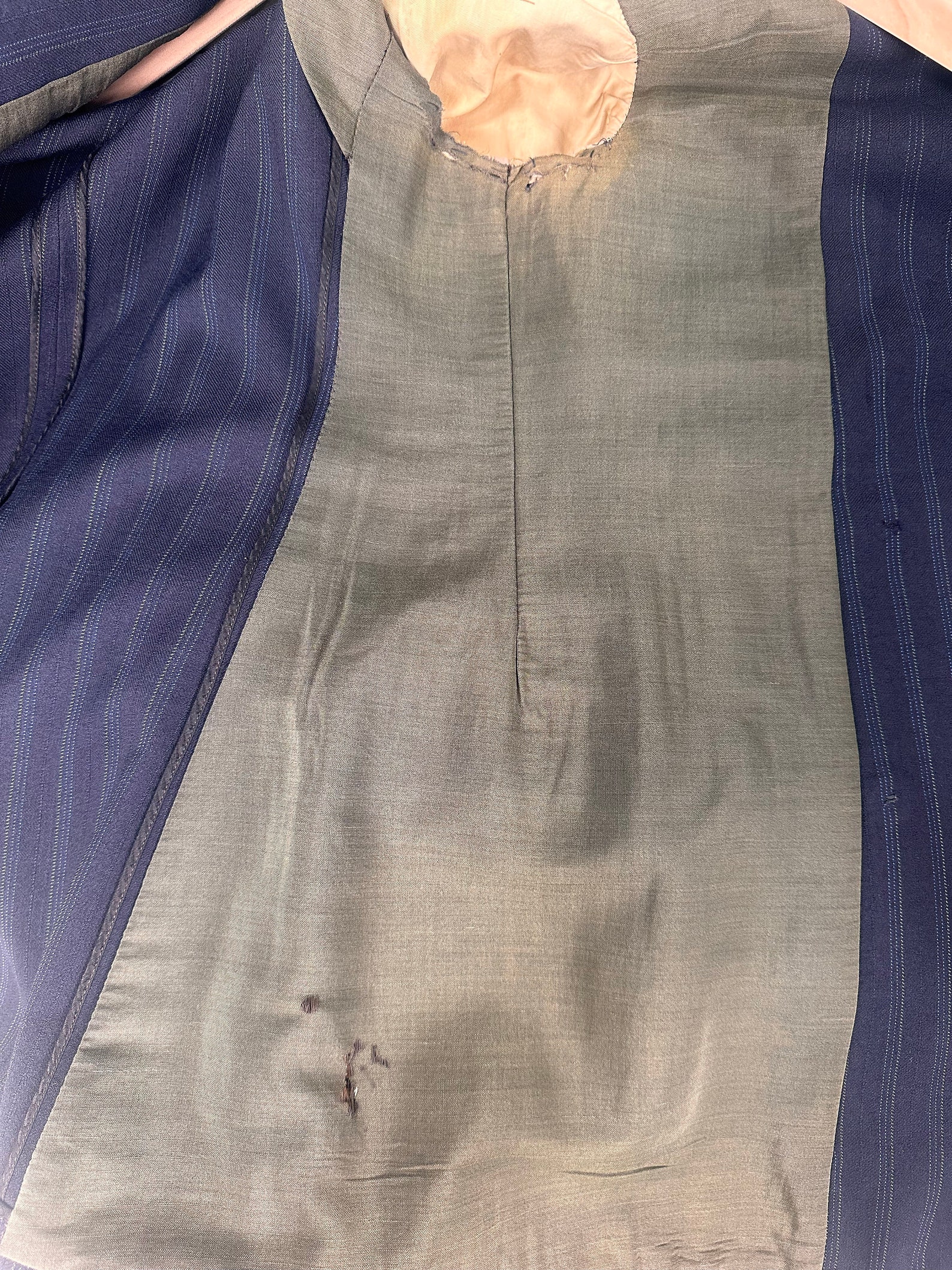 Business Suits - Patterned Suit - 1920s Old School Vintage Suits - Blue Suit main image 0