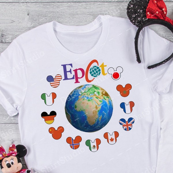 Epcot Shirt, World Traveler Shirt, List of Epcot Countries, Epcot Countries Shirt, Disney World Traveler, Around the World  DT309
