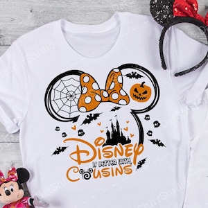 Disney Halloween Cousin Crew Shirts, Disney Cousin shirts, Disney vacation 2023,Disney family shirts, Disney kids shirts D365