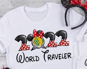 World Traveler Epcot Shirt, Disney Epcot Shirt, World Traveler 2022, Epcot Park Shirt, Epcot Matching Shirts, Disney Around The World DT304