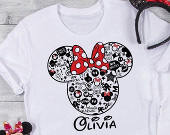 Disney Trip Custom Shirts, Disney Family Matching Shirts, Disney Personalized Shirts, Disney Trip Tees, Disney Shirt with custom name D299