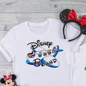 Disney Bound, Disney Airplane Design, Disney Trip, Disney family shirts, Disney kids and adults shirt, Disney Unisex Tees DT193
