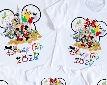 Custom Disney Trip Shirts, Disneyworld Shirts, Disney Vacation T-shirt, Disney Couple Shirt, Disney Family Matching Shirts, Disney Trip D545