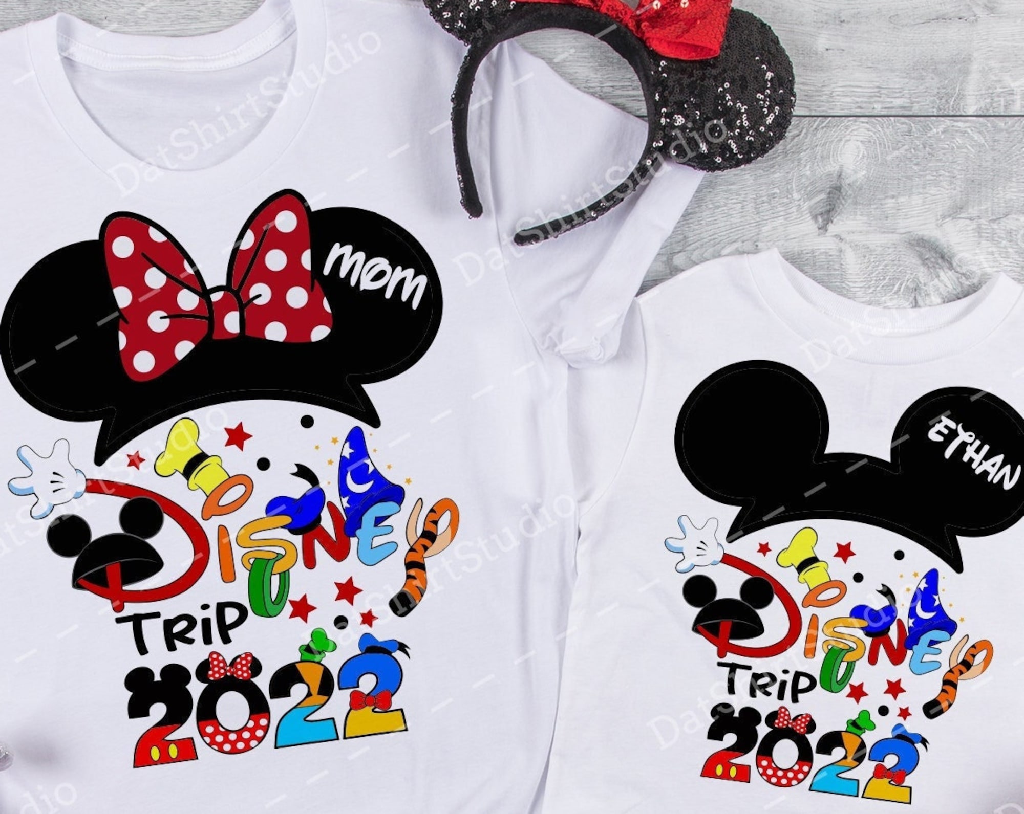 Discover Camiseta Personalizada Viaje de Disney Familia 2022