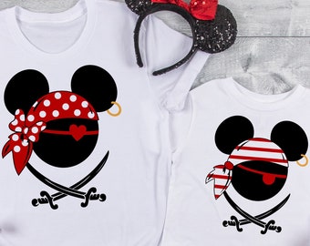 mickey pirate shirt