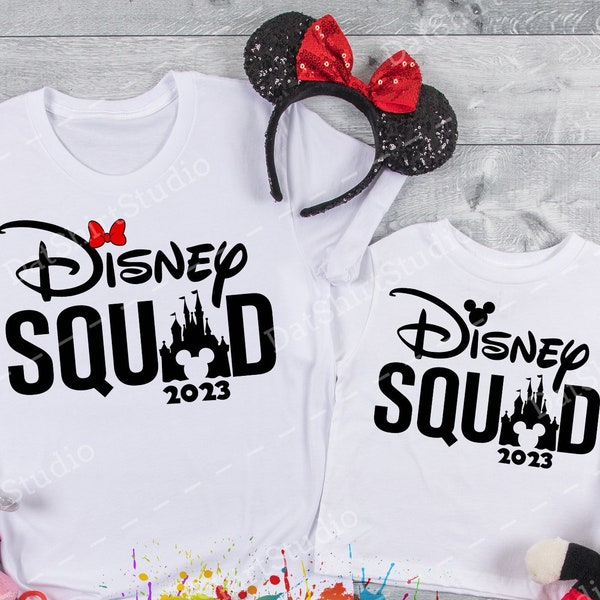 Disney Squad 2023, Disney matching shirts, Disney Squad, Disney Trip 2023, Disney matching family tees D19