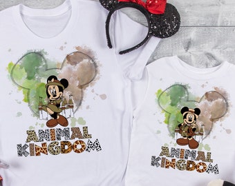 Camisas de Disney Animal Kingdom, camisas con nombre personalizado de Animal Kingdom, camisas a juego de la familia Animal Kingdom, camisetas a juego de Disney Trip 535