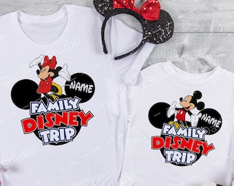 Disney Family Trip Shirts, Disney Matching shirts, Disney vacation tees, Disney family shirts, Disney shirts for kids and adults DS546