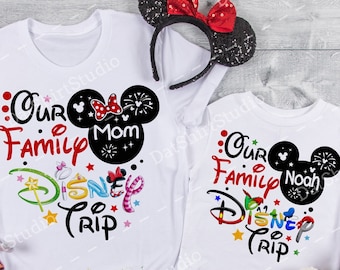 Disney Family Trip Shirts, Matching Disney Shirts ,Disney vacation ,Disney family shirts, Disney kids shirts ,Disney matching shirts DT459