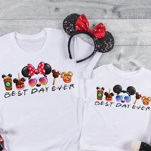 Disney Best Day Ever, Disney Snacks Tee, Best Day Ever, Disney Trip Shirts, Disney Shirt, Best Disney Trip, Disney Matching Shirts  DT328