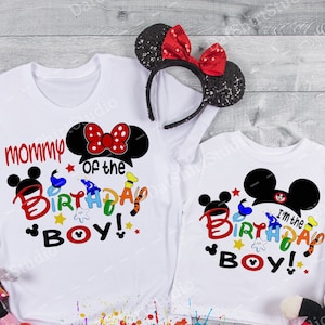 Disney Birthday Trip, Minnie Mickey Birthday Shirt, Disney Birthday Shirts, Disney Birthday Family shirts, Disney Birthday Boy/Girl  DT488