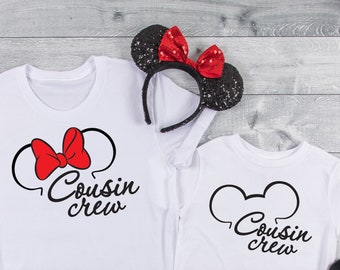 Disney Cousin Crew Shirts, Disney 2021 Trip, Disney vacation 2021,Disney family shirts, Disney kids shirts, Disney  Unisex Tees D152