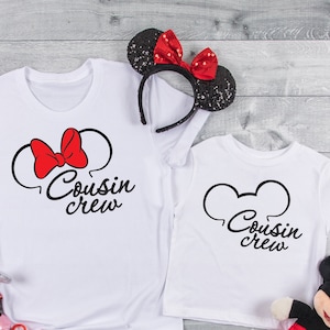 Disney Cousin Crew Shirts, Disney 2021 Trip, Disney vacation 2021,Disney family shirts, Disney kids shirts, Disney  Unisex Tees D152