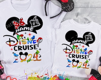 Disney Cruise Shirts 2024, Disney Cruise, Disney matching shirts, Disney Cruise matching shirts, Disney Cruise tees with custom name DT456