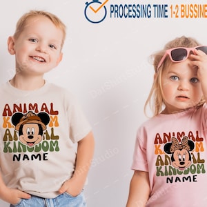 Disney Animal Kingdom Shirts, Animal Kingdom Custom Name Shirts, Animal Kingdom Family Matching Shirts, Disney Trip matching tees 523
