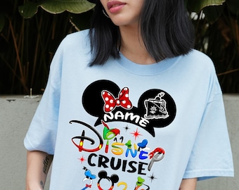 Disney Cruise Shirts 2026, Disney Cruise, Disney passende Shirts, Disney Cruise passende Shirts, Disney Cruise T-Shirts mit individuellem Namen DT456