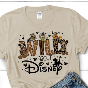 Wild about Disney Animal Kingdom Shirts, Animal Kingdom Custom Name Shirts, Animal Kingdom Family Matching Shirts, Disney Trip matching  527