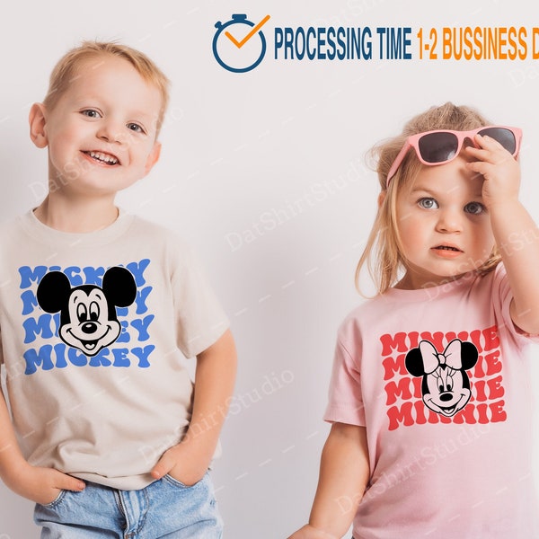 Disney Retro Shirt, Minnie Mickey Retro, Disney Trip Shirts, Disney Shirt, Best Disney Trip, Disney Matching Shirts  DT499